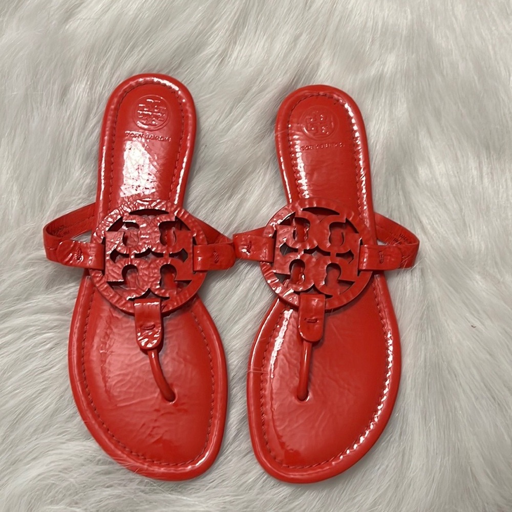 Red Tory Burch Miller Shoes